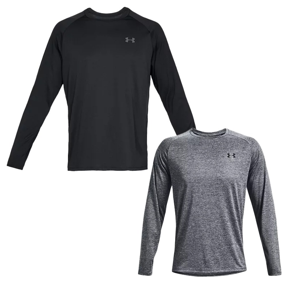 Under Armour UA 長袖上衣 男裝 抗菌快乾 薄款【運動世界】1328496-001/1328496-012-細節圖2