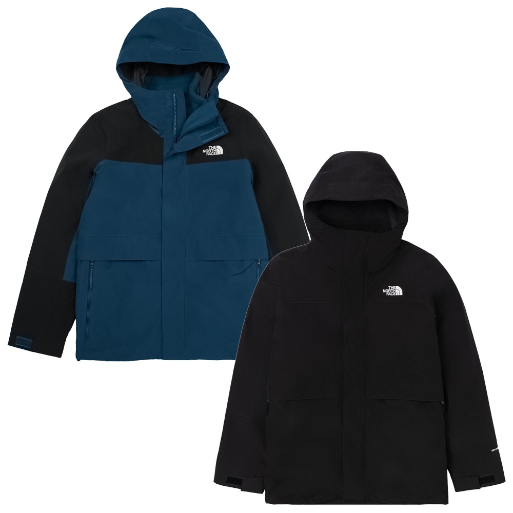 The North Face 北面 防水連帽三合一外套 男裝 抓絨 保暖【運動世界】89YX7OW/89YXJK3-細節圖2