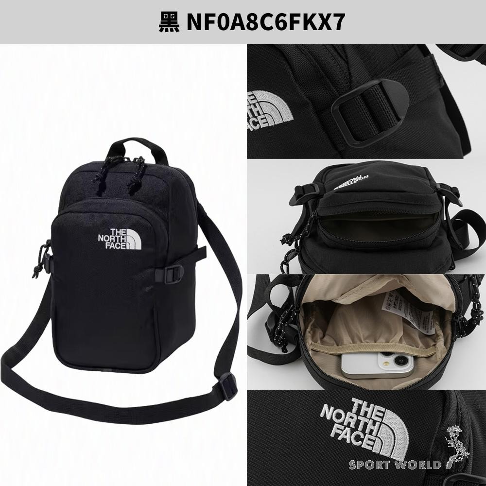 The North Face 北面 斜背包 隨身小包 多隔層 出國適合【運動世界】NF0A8C6FKX7/C6F3X4-細節圖4