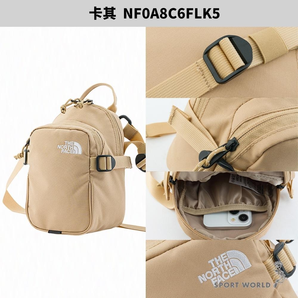 The North Face 北面 斜背包 隨身小包 多隔層 出國適合【運動世界】NF0A8C6FKX7/C6F3X4-細節圖5