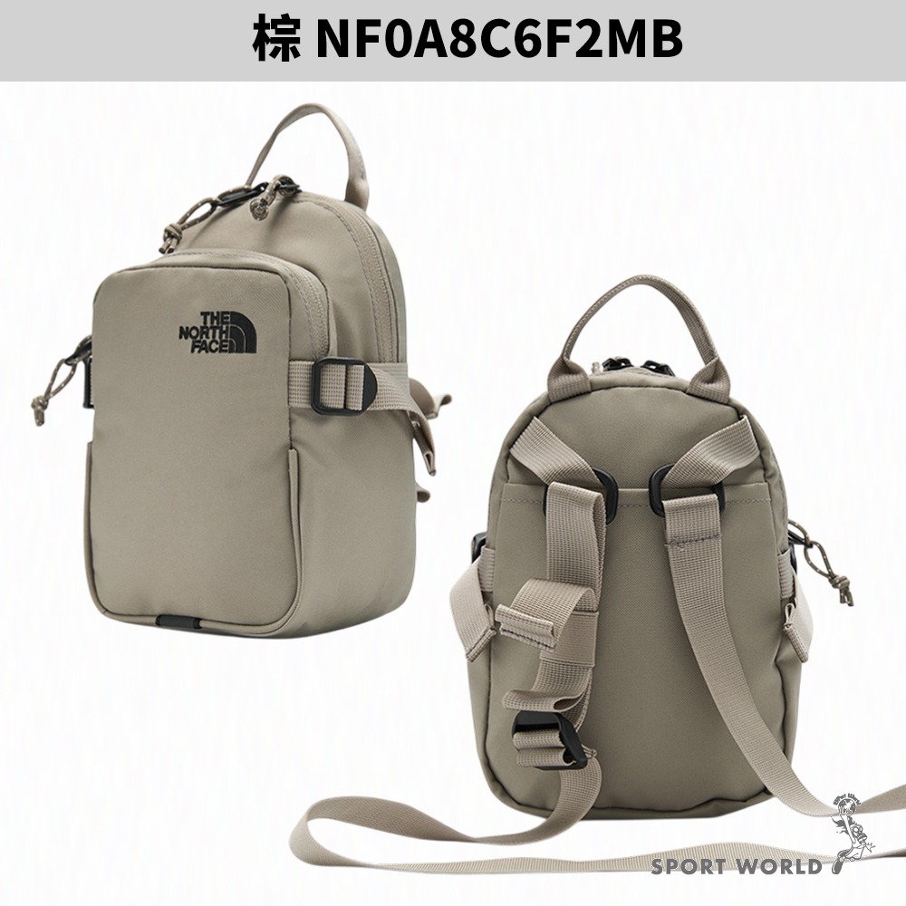 The North Face 北面 斜背包 隨身小包 多隔層 出國適合【運動世界】NF0A8C6FKX7/C6F3X4-細節圖7