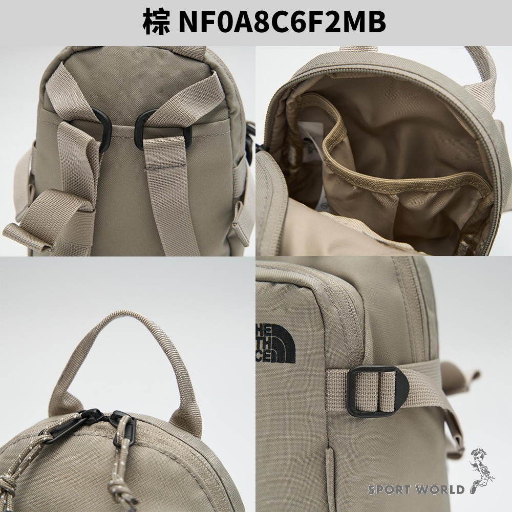 The North Face 北面 斜背包 隨身小包 多隔層 出國適合【運動世界】NF0A8C6FKX7/C6F3X4-細節圖8