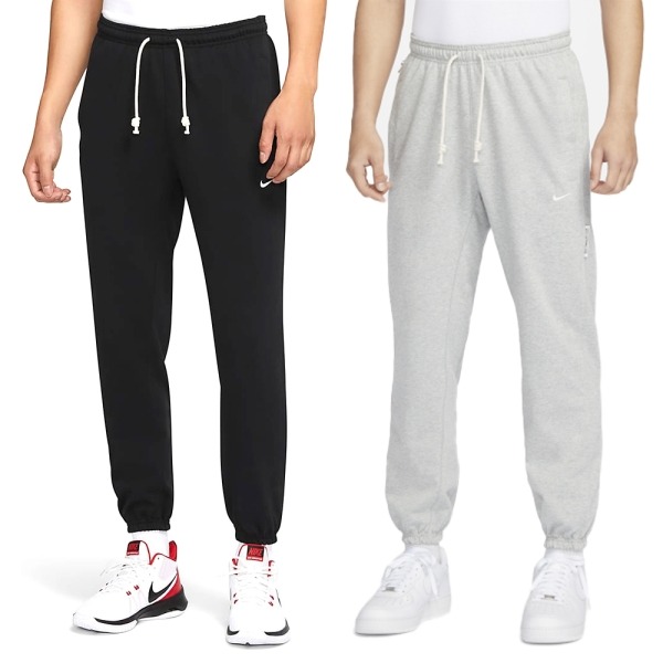 Nike 長褲 男裝 縮口 拉鍊口袋 微磨毛 棉質 黑/灰【運動世界】CK6366-010/CK6366-063-細節圖2