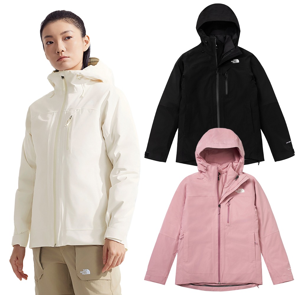 The North Face 北面 三合一外套 女裝 羽絨內裡 防水【運動世界】NF0A89Y7QLI/JK3/1MI-細節圖2