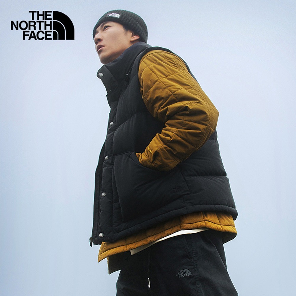 The North Face 北面 羽絨背心 防潑水 男裝 女裝 收納帽【運動世界】-細節圖4