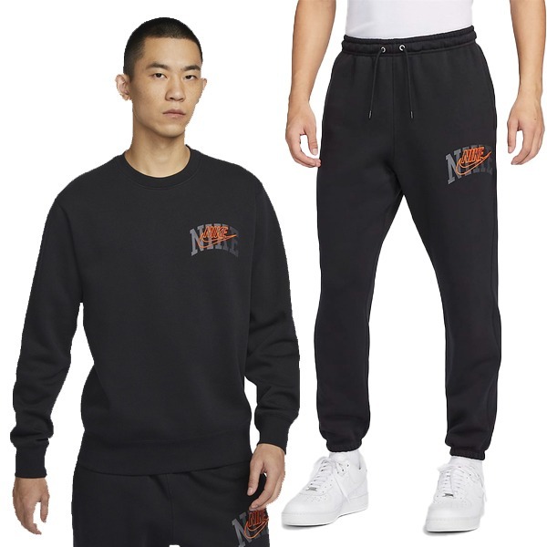 Nike 長袖上衣/長褲 男裝 可配成套 刷毛【運動世界】FV4446-010/FV4454-010-細節圖2