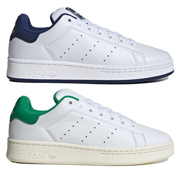 Adidas 男鞋 休閒鞋 皮革 Stan Smith XLG 白藍/白綠【運動世界】IG1315/IF6215-細節圖2
