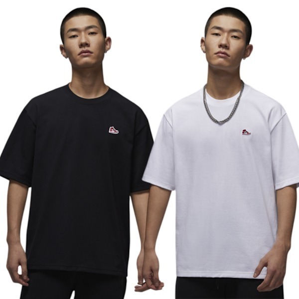 Nike 純棉短袖上衣 男裝 重磅 AJ1刺繡 【運動世界】HJ2327-010/HJ2327-100-細節圖2