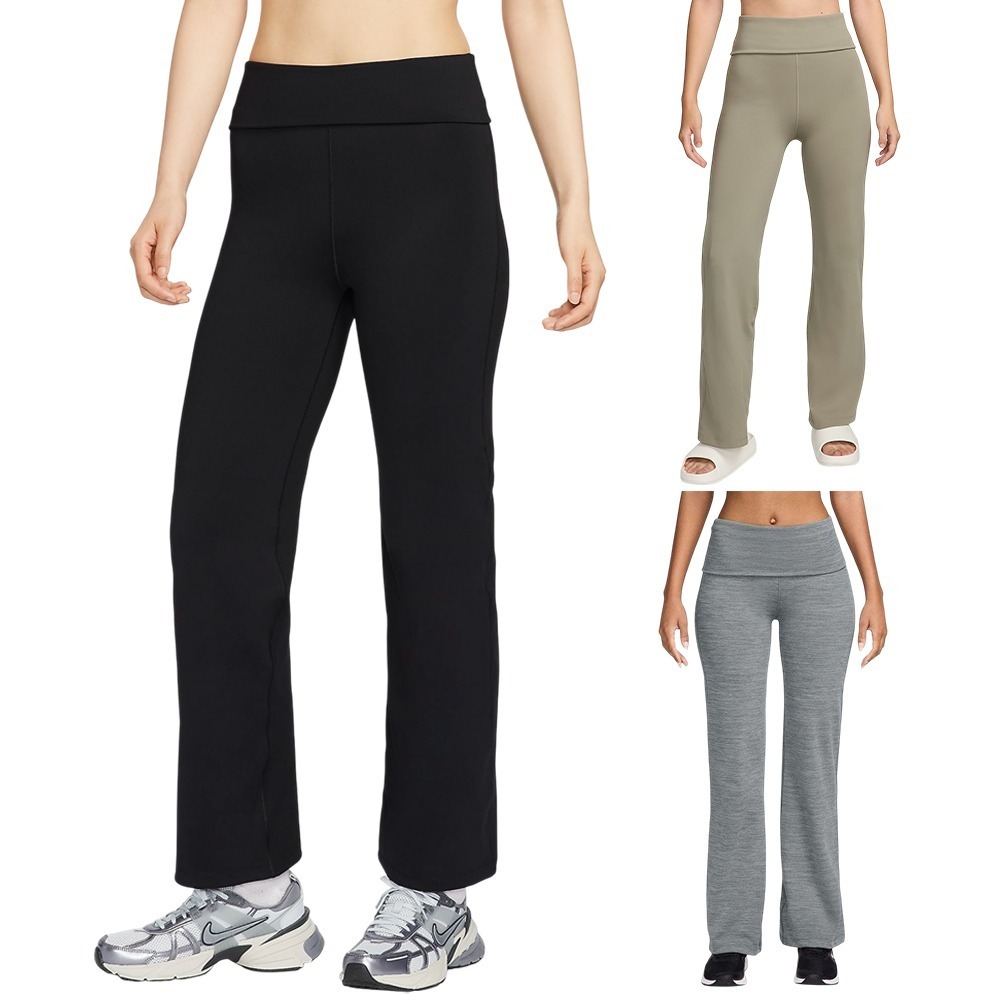 Nike 高腰長褲 女裝 喇叭褲 排汗 反光【運動世界】FV7849-010/FV7849-084/FV7849-320-細節圖2