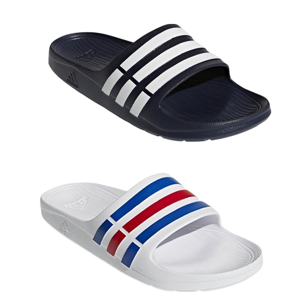 Adidas 防水拖鞋 男鞋 沙灘拖 Duramo Slides【運動世界】G15892/U43664-細節圖2