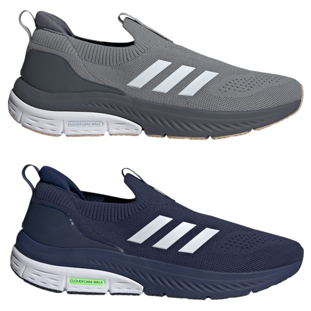 Adidas 健走鞋 男鞋 無鞋帶 CLOUDFOAM WALK LOUNGER【運動世界】ID4054/ID4055-細節圖2