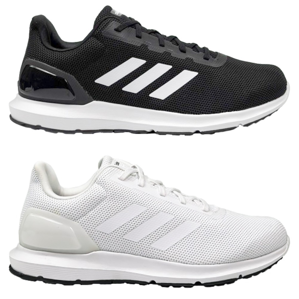 Adidas 慢跑鞋 男鞋 緩衝 Cosmic 2 黑/白【運動世界】F34877/F34876-細節圖2