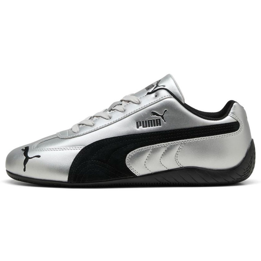 Puma 賽車鞋 男鞋 女鞋 Rosé同款 Speedcat Metallic 銀【運動世界】40368901-細節圖3
