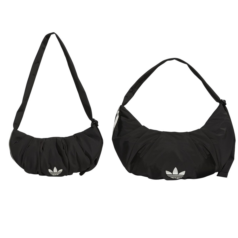 【補貨到】Adidas 雲朵包 斜背包 皺摺牛角包 小款 大款【運動世界】KA9266/KA9271-細節圖2