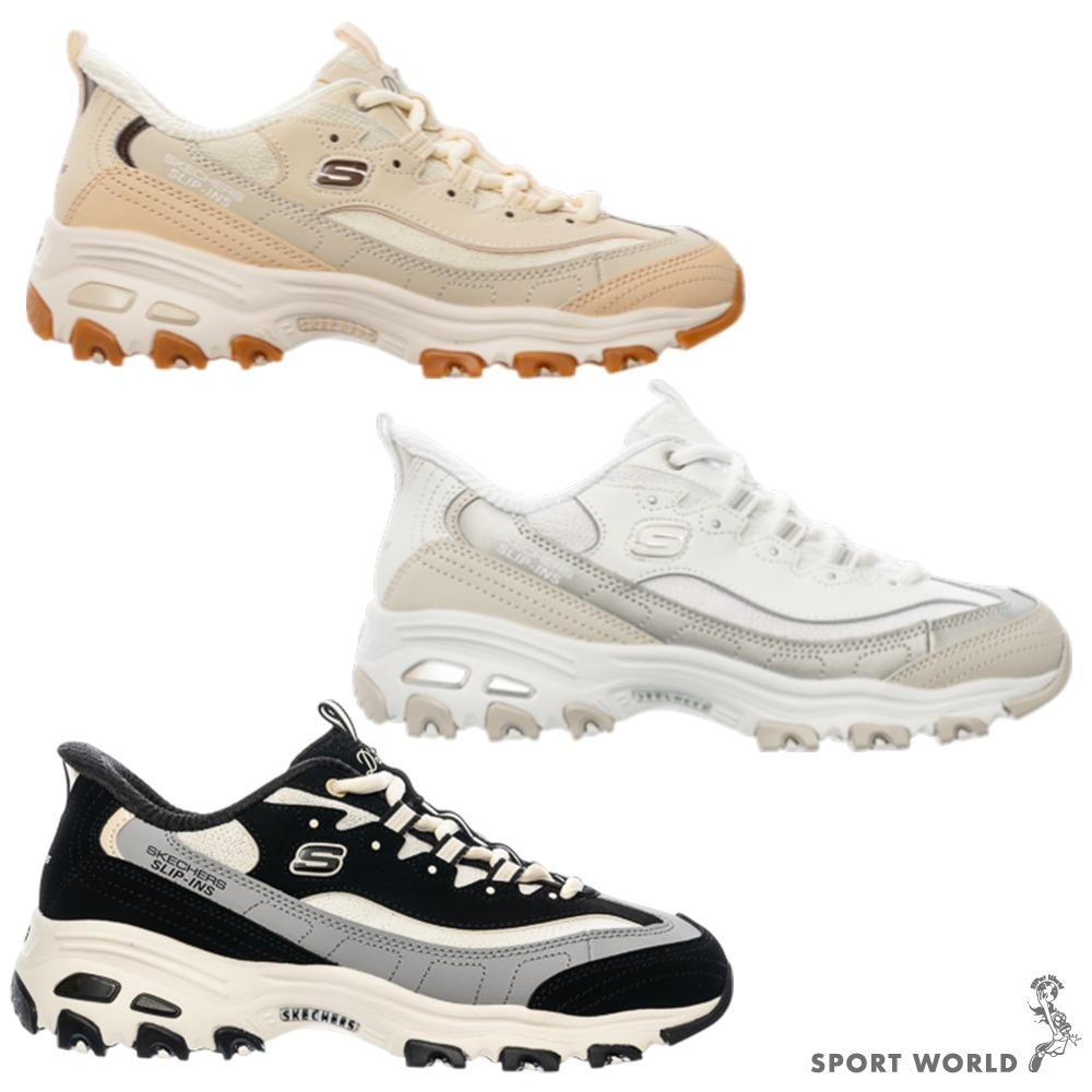 Skechers 休閒鞋 舒華代言款 女鞋 老爹鞋 D LITES 5.0 150537NTTP/WSL/WBKNT-細節圖2
