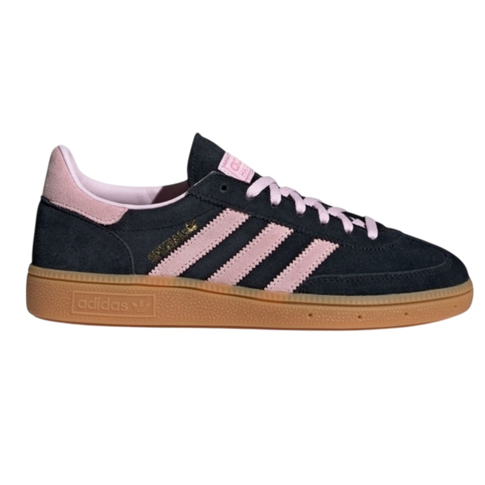 Adidas 休閒鞋 女鞋 麂皮 Handball Spezial 黑粉【運動世界】IE5897-細節圖2