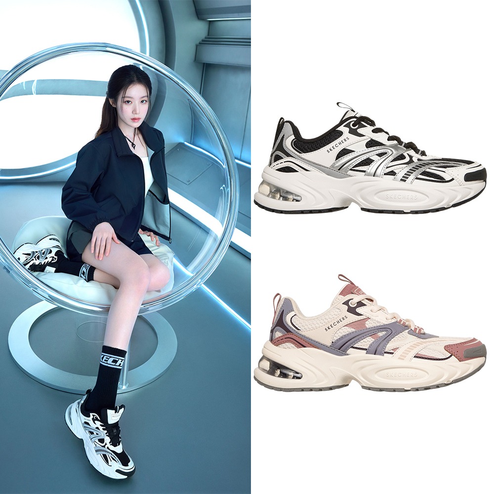 Skechers 休閒鞋 女鞋 舒華代言款 UNO RYZE【運動世界】177606WBK/177606PKMT-細節圖2