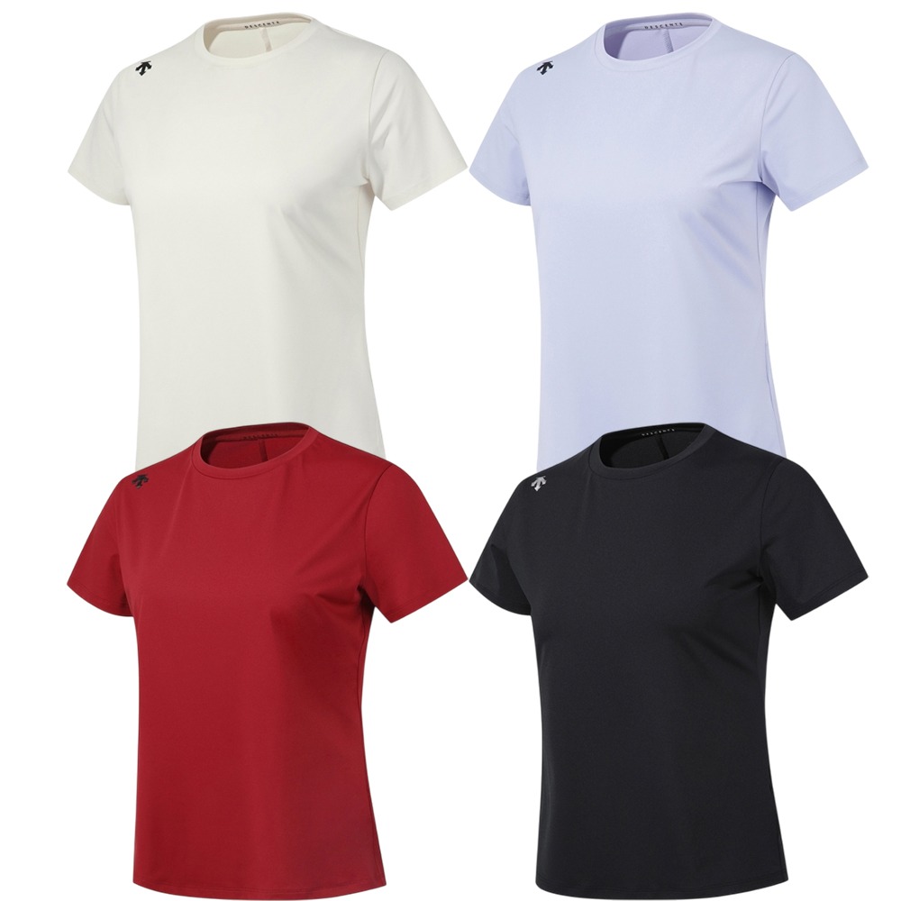 Descente 迪桑特 短袖上衣 女裝 排汗【運動世界】SQ322PTS71-細節圖2