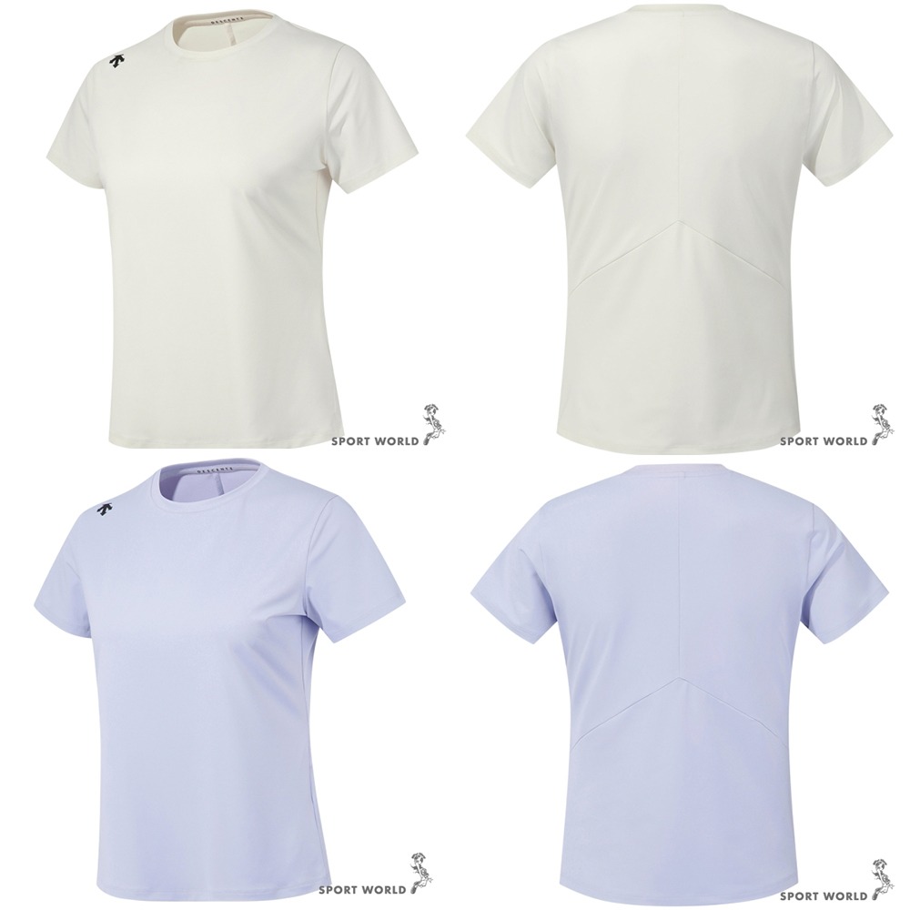 Descente 迪桑特 短袖上衣 女裝 排汗【運動世界】SQ322PTS71-細節圖3