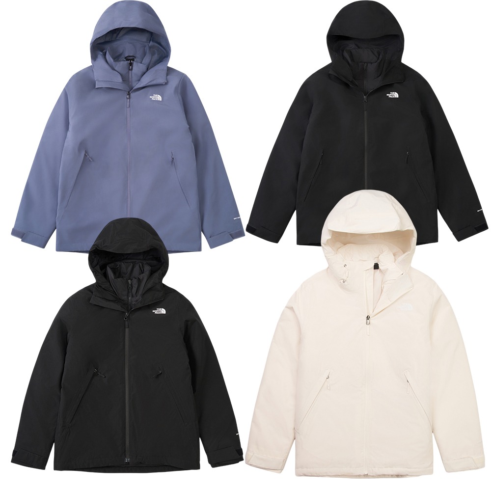 The North Face 北面 三合一連帽外套 男裝 女裝 防水【運動世界】-細節圖2