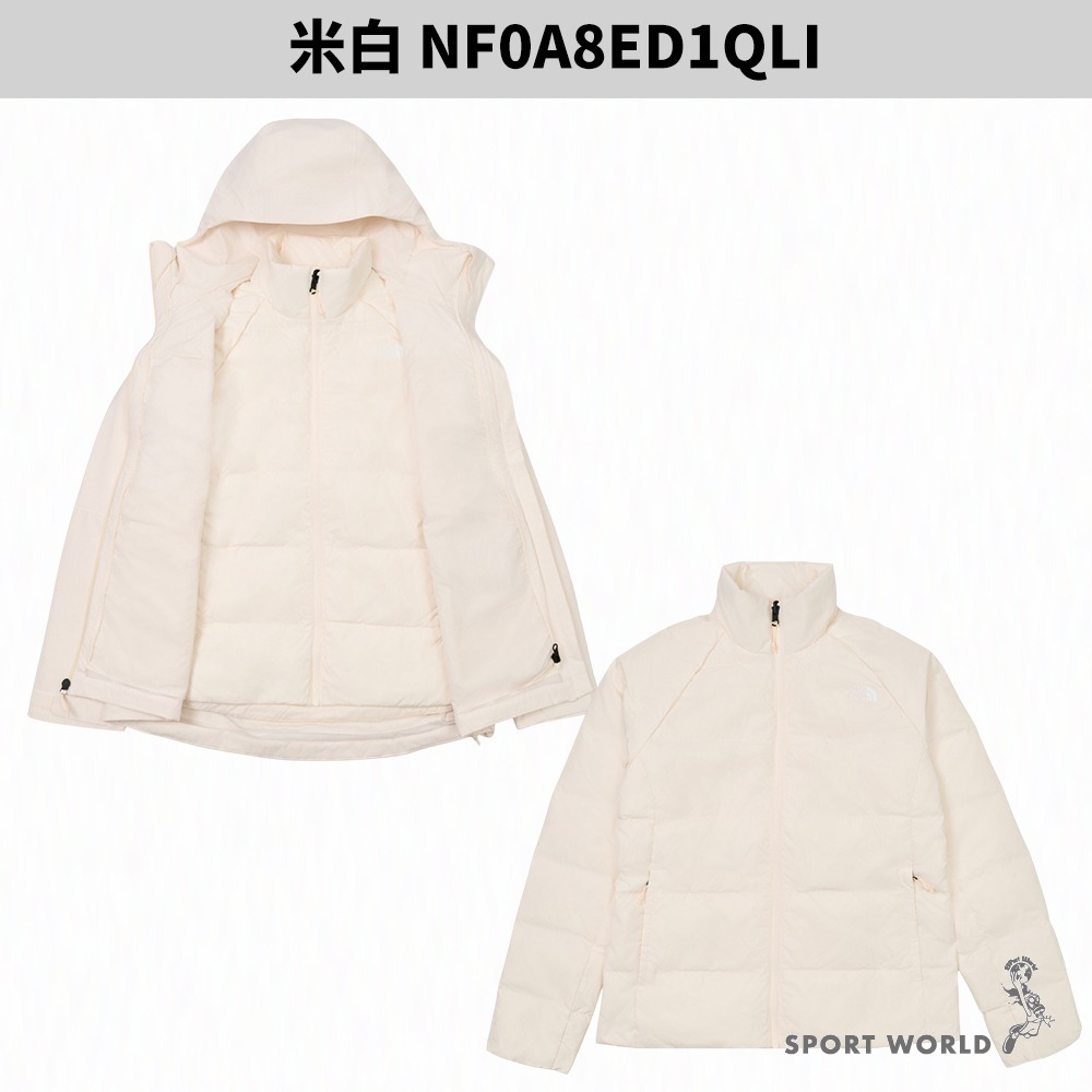The North Face 北面 三合一連帽外套 女裝 防水 羽絨內裡【運動世界】8ED1BOA/JK3/QLI-細節圖7