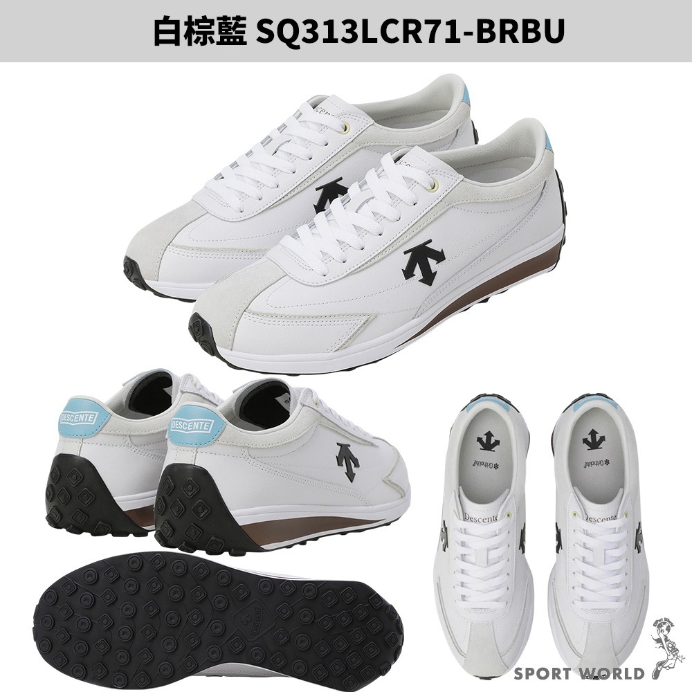 Descente 迪桑特 休閒鞋 女鞋 皮革【運動世界】SQ313LCR71-細節圖3