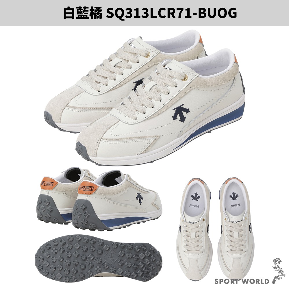 Descente 迪桑特 休閒鞋 女鞋 皮革【運動世界】SQ313LCR71-細節圖4