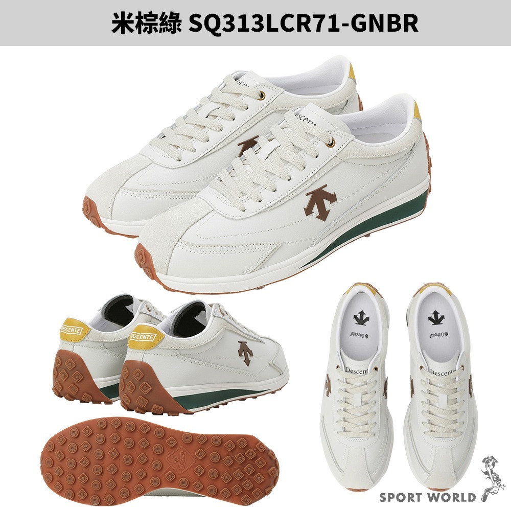 Descente 迪桑特 休閒鞋 女鞋 皮革【運動世界】SQ313LCR71-細節圖5