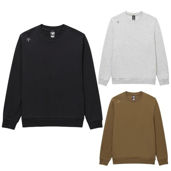 Descente 迪桑特 長袖上衣 男裝 女裝 大學T 背後大LOGO 【運動世界】SQ323UHT71-細節圖2