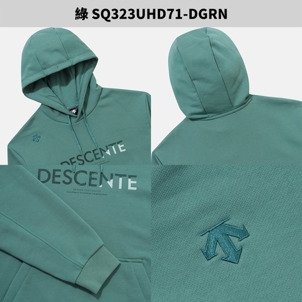 Descente 迪桑特 連帽長袖上衣 男裝 女裝 帽T【運動世界】SQ323UHD7-細節圖7