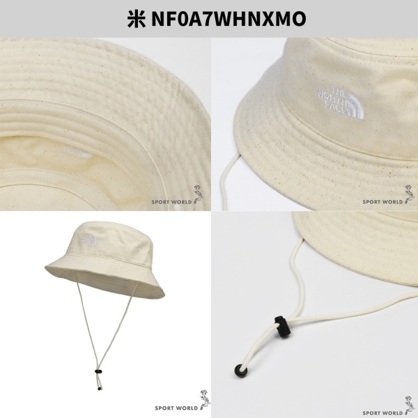 【領券折後1011】The North Face 北臉 漁夫帽 遮陽 防曬 抗UV 【運動世界】-細節圖11