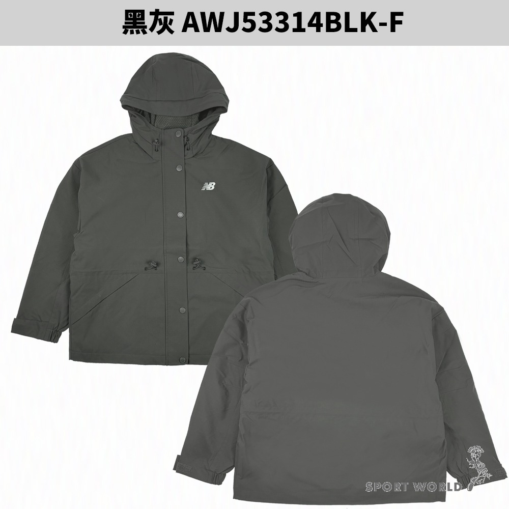 New Balance 連帽外套 女裝 IU穿搭款【運動世界】AWJ53314BLK/PEF/SHY-細節圖3