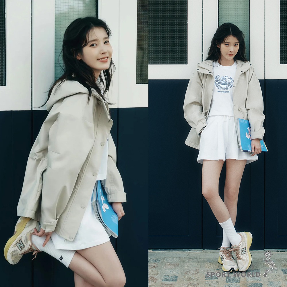 New Balance 連帽外套 女裝 IU穿搭款【運動世界】AWJ53314BLK/PEF/SHY-細節圖8