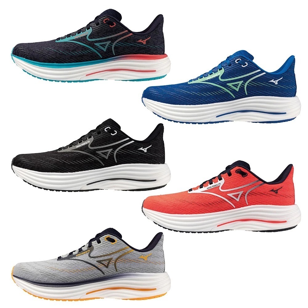 Mizuno 慢跑鞋 男鞋 WAVE RIDER 29 4E超寬楦 J1GC250401/02/05/06/12-細節圖2