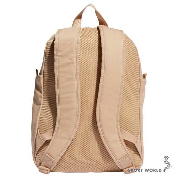 【現貨下殺】Adidas 後背包 書包 旅行包 奶茶色【運動世界】IB9178-細節圖3