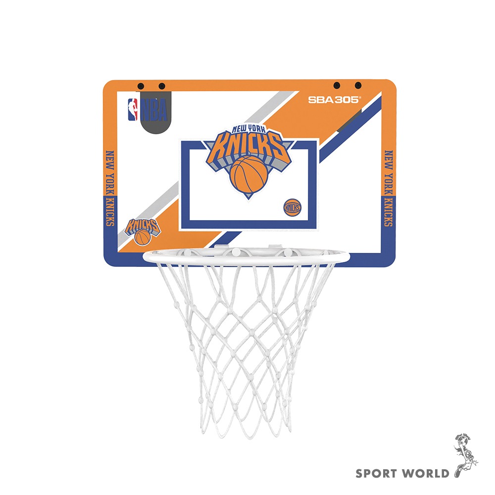 NBA 官方授權 紐約尼克隊 小籃框 附球 隊徽款 壁掛式 室內玩具 居家 SBA305【運動世界】SBA08-細節圖4
