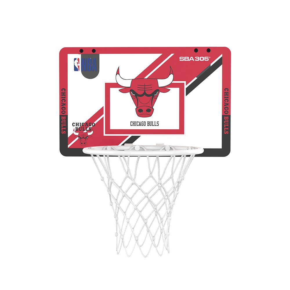 NBA 官方授權 公牛隊 小籃框 附球 隊徽款 壁掛式 室內玩具 居家 SBA305【運動世界】SBA07-細節圖5