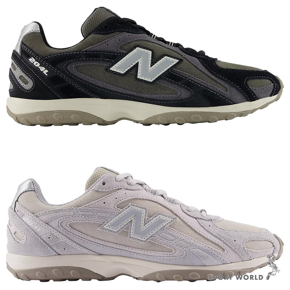 New Balance 204L 休閒鞋 男鞋 女鞋 黑/灰【運動世界】U204L5WZ-D/U204L86W-D-細節圖2