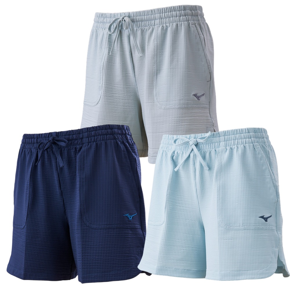 Mizuno 美津濃 套裝 連帽外套 短褲 女裝 防曬 涼感 針織【運動世界】32TCD233/32TBD233-細節圖7