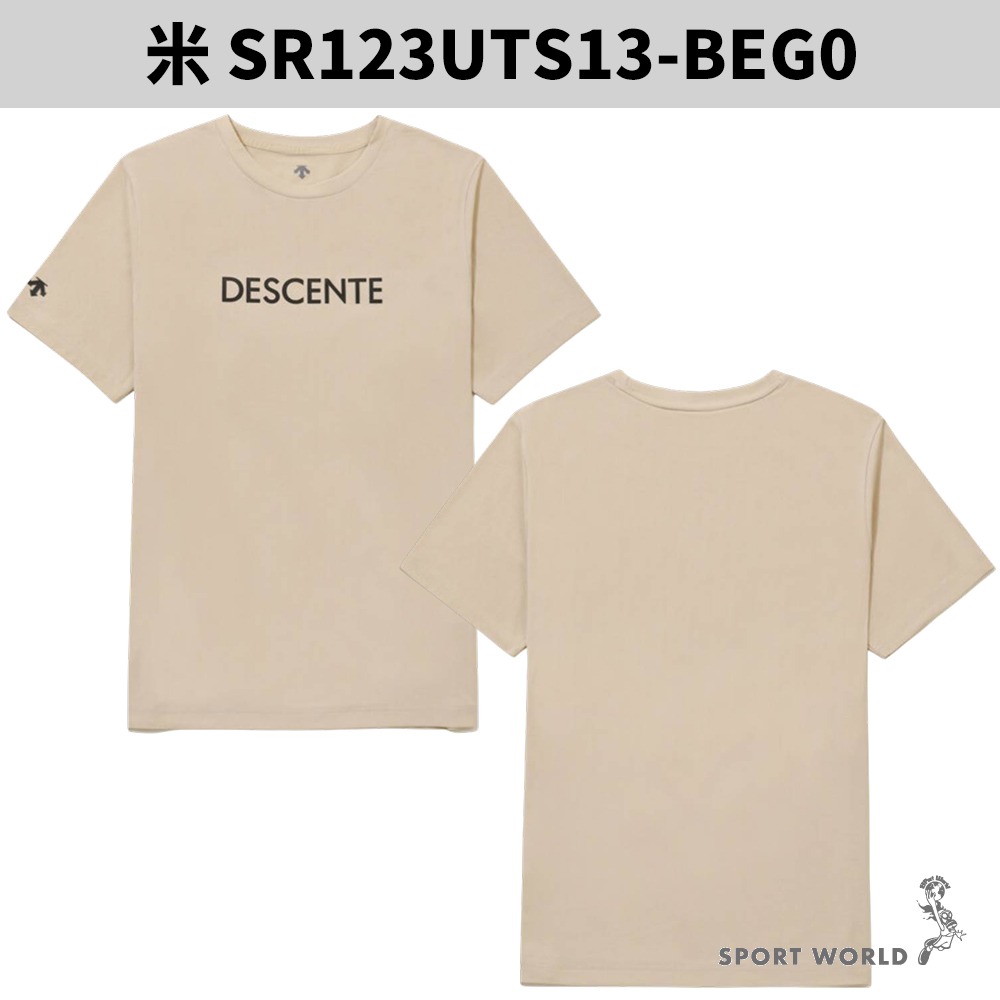 Descente 迪桑特 短袖上衣 男裝 女裝 英文字體【運動世界】SR123UTS13-細節圖3