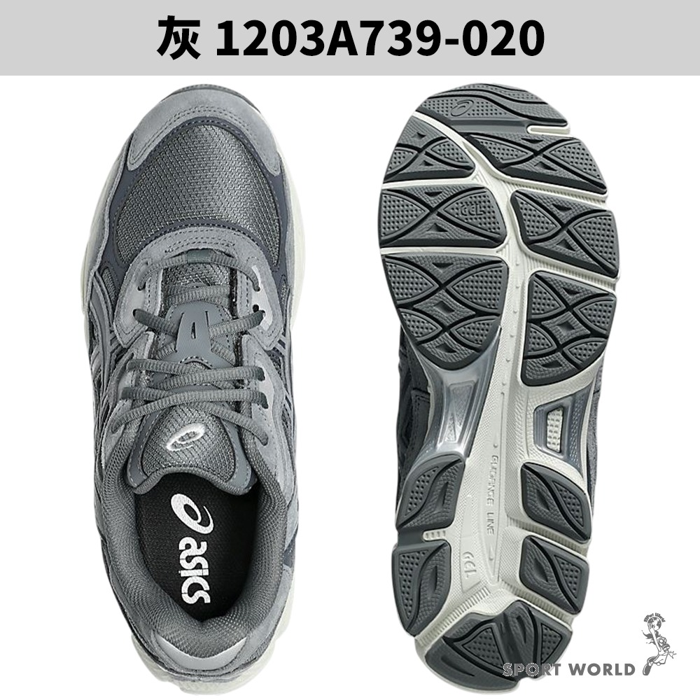 Asics 亞瑟士 休閒鞋 男鞋 GEL-NYC 灰【運動世界】1203A739-020-細節圖4