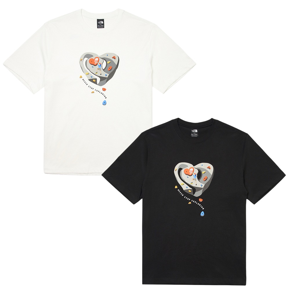 The North Face 北面 短袖上衣 男裝 女裝 攀岩印花【運動世界】GW1FN4/GW1JK3-細節圖2