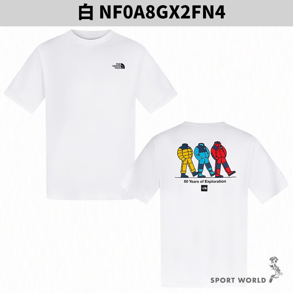 The North Face 北面 排汗短袖上衣 男裝 印花 【運動世界】GX20UZ/GX2FN4/GX2JK3-細節圖5