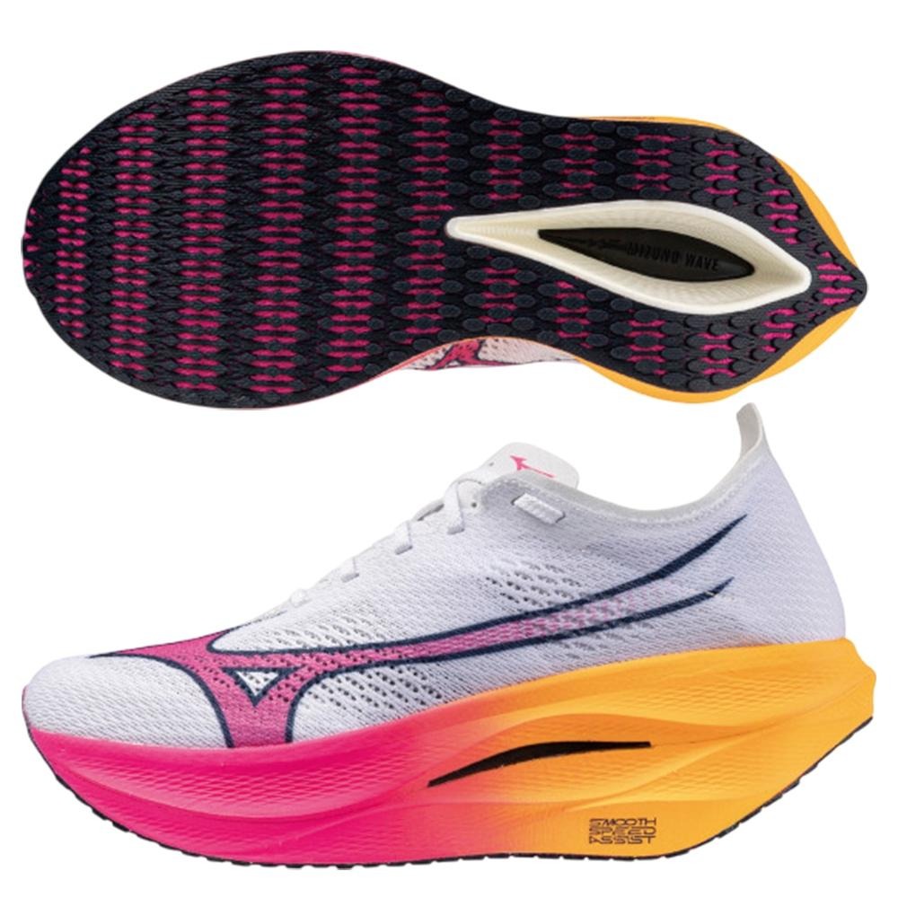 Mizuno 美津濃 慢跑鞋 男鞋 碳纖跑鞋 WAVE REBELLION PRO 3【運動世界】U1GD253311-細節圖2