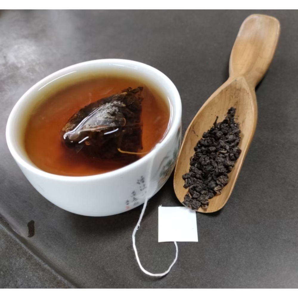 【台灣老茶】老茶茶包（原片三角立體茶包） 自家茶園與茶廠 自產自銷-細節圖3