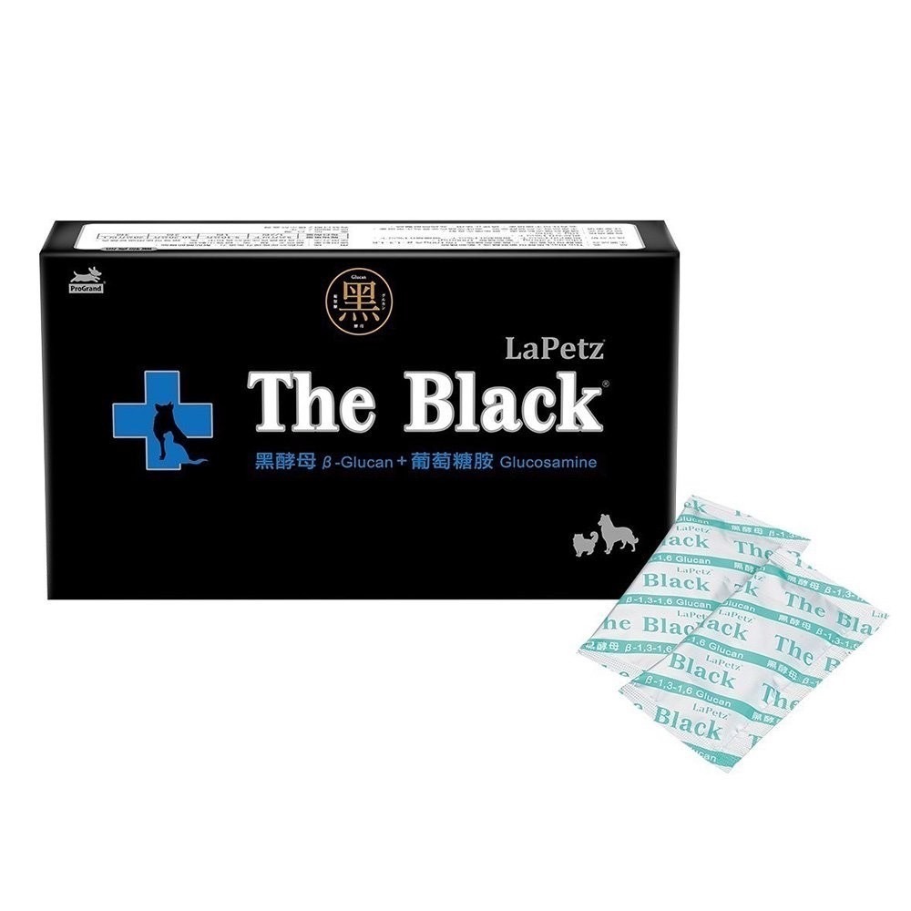 樂倍 The Black 黑酵母葡聚醣液 大盒 30小包  黑酵母保健品  狗狗保健品 貓咪保健品-細節圖3