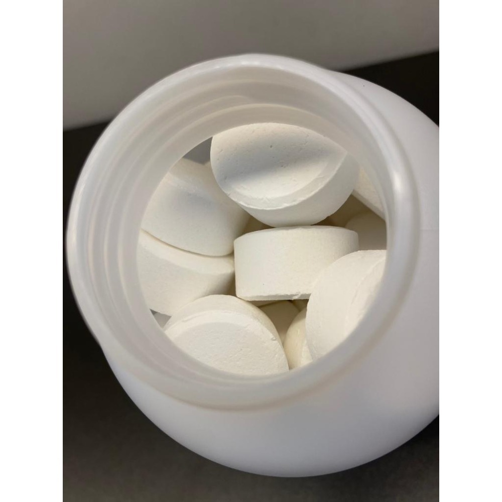 最低價 ❗ 90%氯錠 1吋20g 500克/1kg罐裝 馬桶清潔 漂白錠 消毒 殺菌 水池 水塔 水槽水管清潔除垢-細節圖2