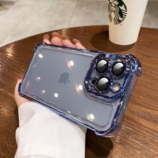 加厚 冰晶盾 電鍍帶鏡頭膜 適用於 iPhone 14 13 12 11 pro max 手機殼 保護殼 XR 防摔殼L-細節圖4
