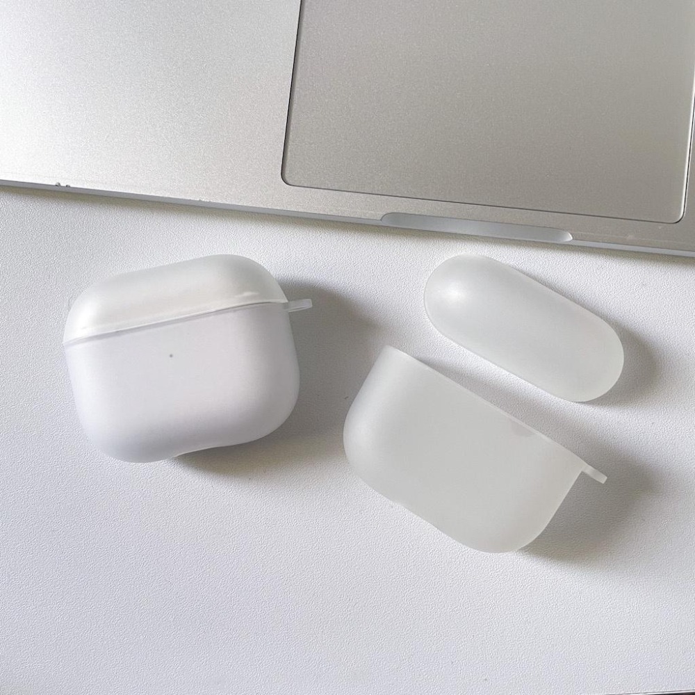 霧面磨砂白色 AirPods Pro2 Pro 1代 2代 3代 保護套 耳機殼 保護殼 軟殼 全透明 黑-細節圖5