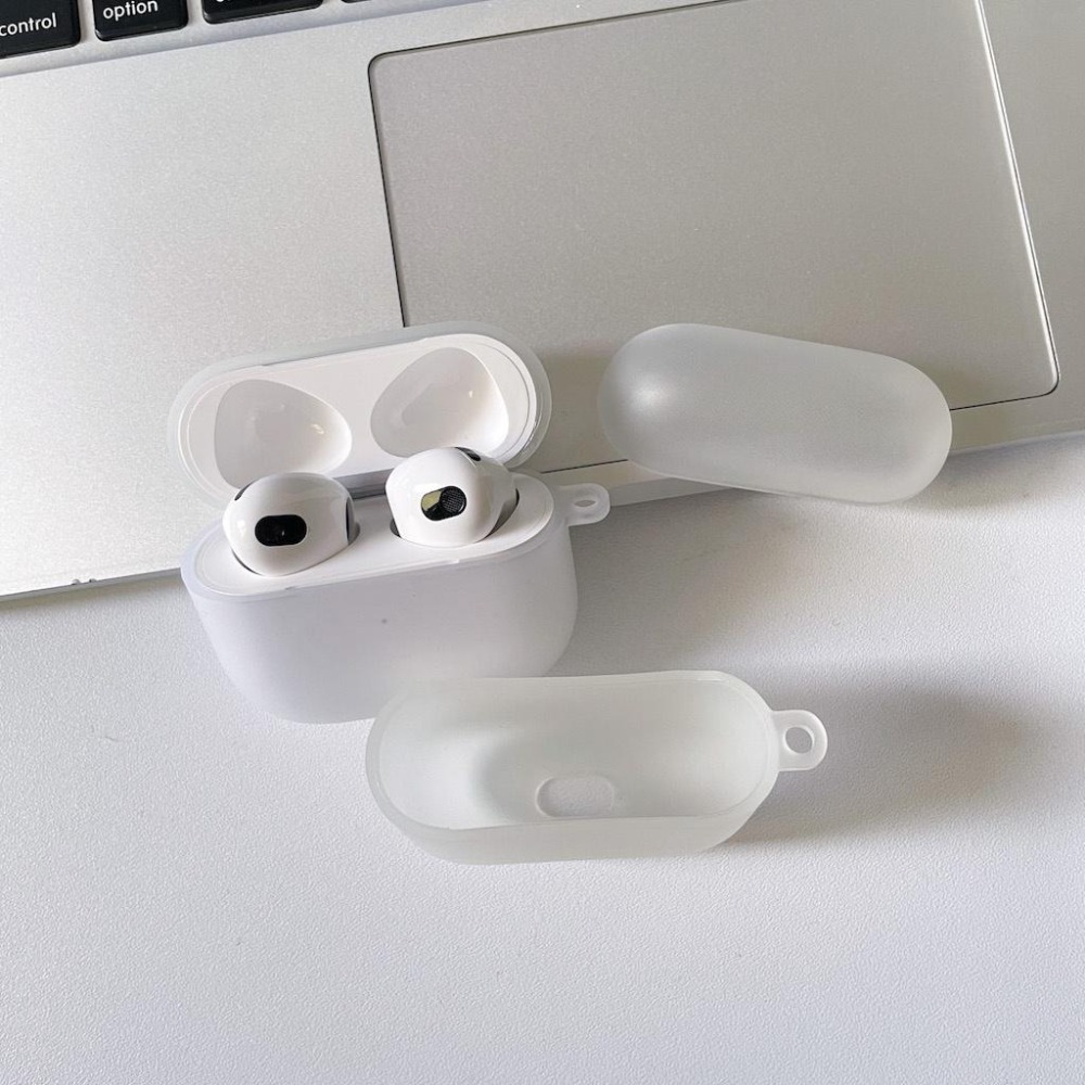 霧面磨砂白色 AirPods Pro2 Pro 1代 2代 3代 保護套 耳機殼 保護殼 軟殼 全透明 黑-細節圖7